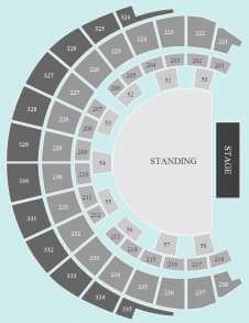 Standing Seating Plan at OVO Hydro