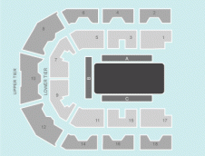 Ice Seating Plan at M&S Bank Arena