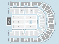 Seated Seating Plan at M&S Bank Arena