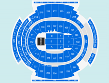 Seated Seating Plan at Madison Square Garden