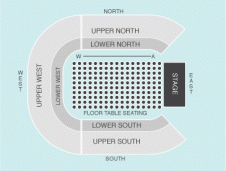 Darts Seating Plan at Odyssey Arena