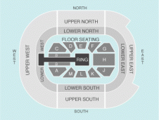 Wrestling Seating Plan at Odyssey Arena