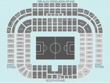 Football Seating Plan at Old Trafford
