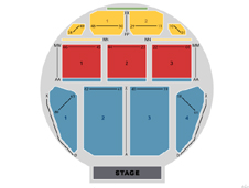 Seated Seating Plan at Plymouth Pavilions