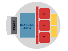 Standing Seating Plan at Plymouth Pavilions