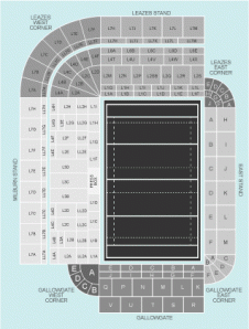 Rugby Seating Plan at St James' Park Stadium