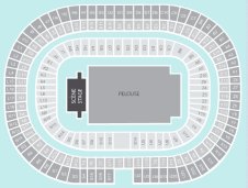 Standing Seating Plan at Stade de France