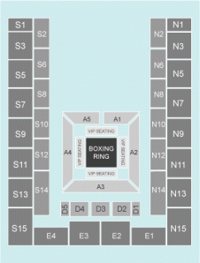 Boxing Seating Plan at SSE Arena Wembley