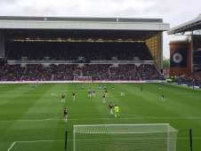 View of Rangers v Hearts from Seat Block BF3 at Ibrox Stadium