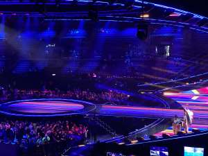 View of Eurovision  from Seat Block at M&S Bank Arena