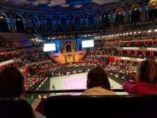 View of Tennis from Seat Block T at Royal Albert Hall