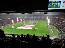 View of Eng v Aus from Seat Block M18 at Twickenham Stadium