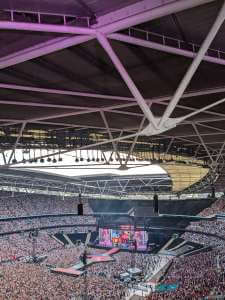 View of Taylor Swift - the eras tour  from Seat Block at Wembley Stadium