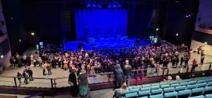 View of Brandon Flowers from Seat Block at York Barbican