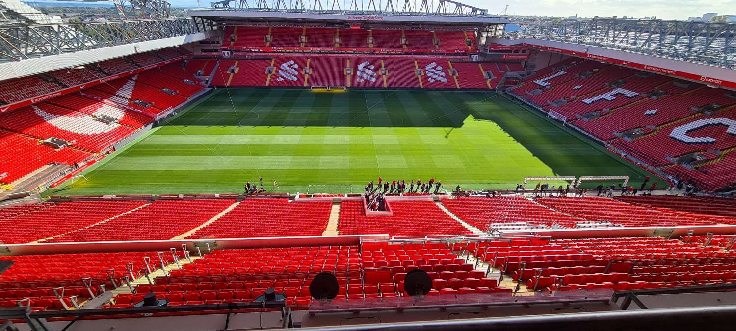 View of  Anfield from Seat Block U4