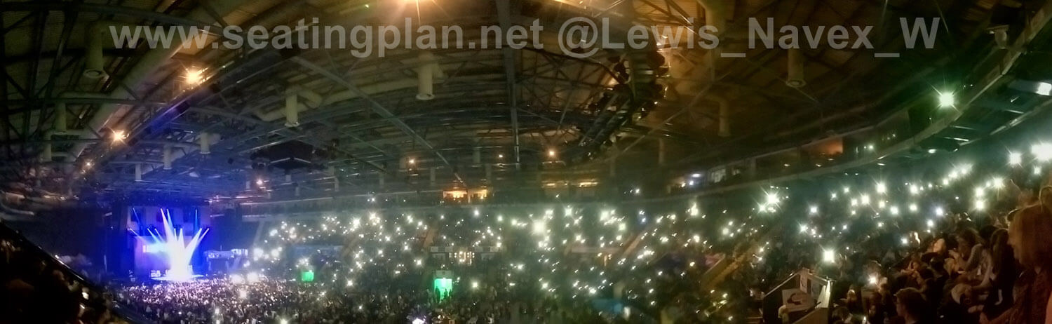 View of Ed Sheeran at Motorpoint Arena Nottingham from Seat Block 7