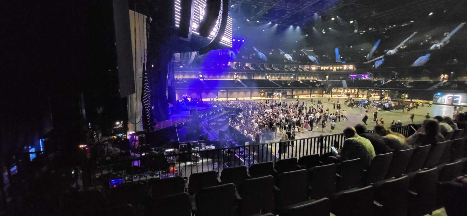 View of The Killers at Co-op Live from Seat Block 101, Row 18, Seat 3