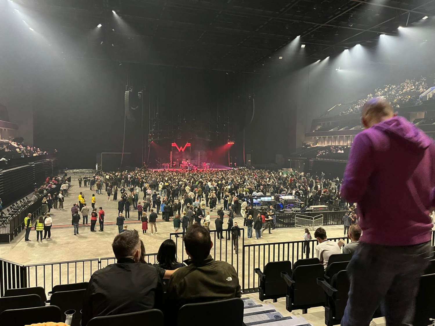 View of Smashing Pumpkins  at Co-op Live from Seat Block 107, Row 20, Seat 172