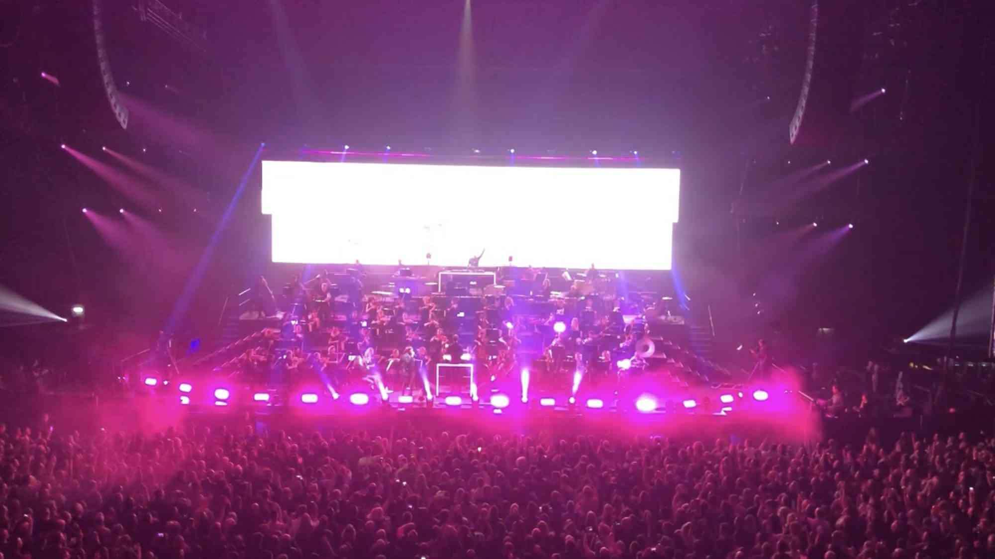 View of  First Direct Arena from Seat Block 105