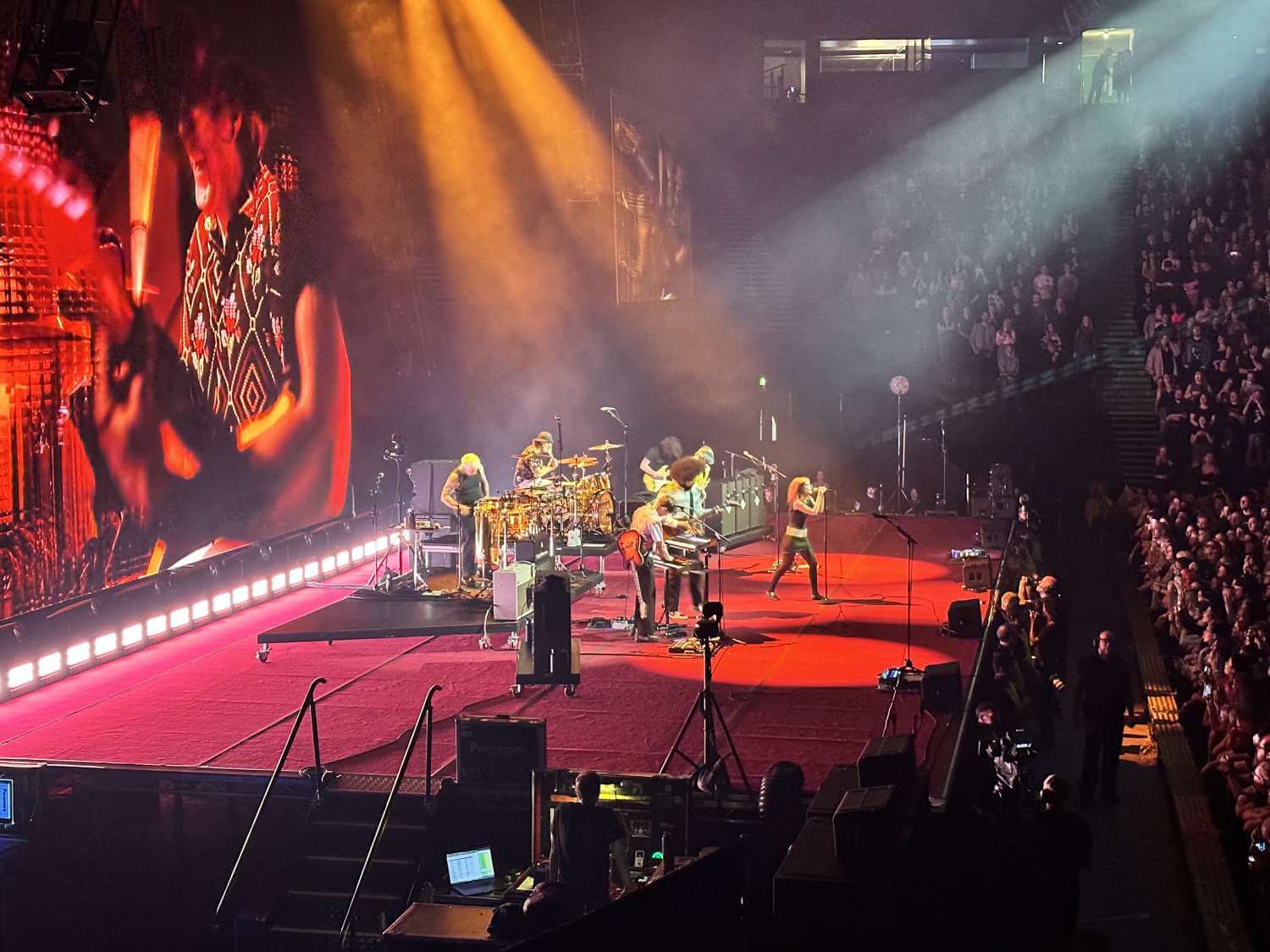 View of Paramore at Manchester Arena from Seat Block 101, Row K, Seat 12