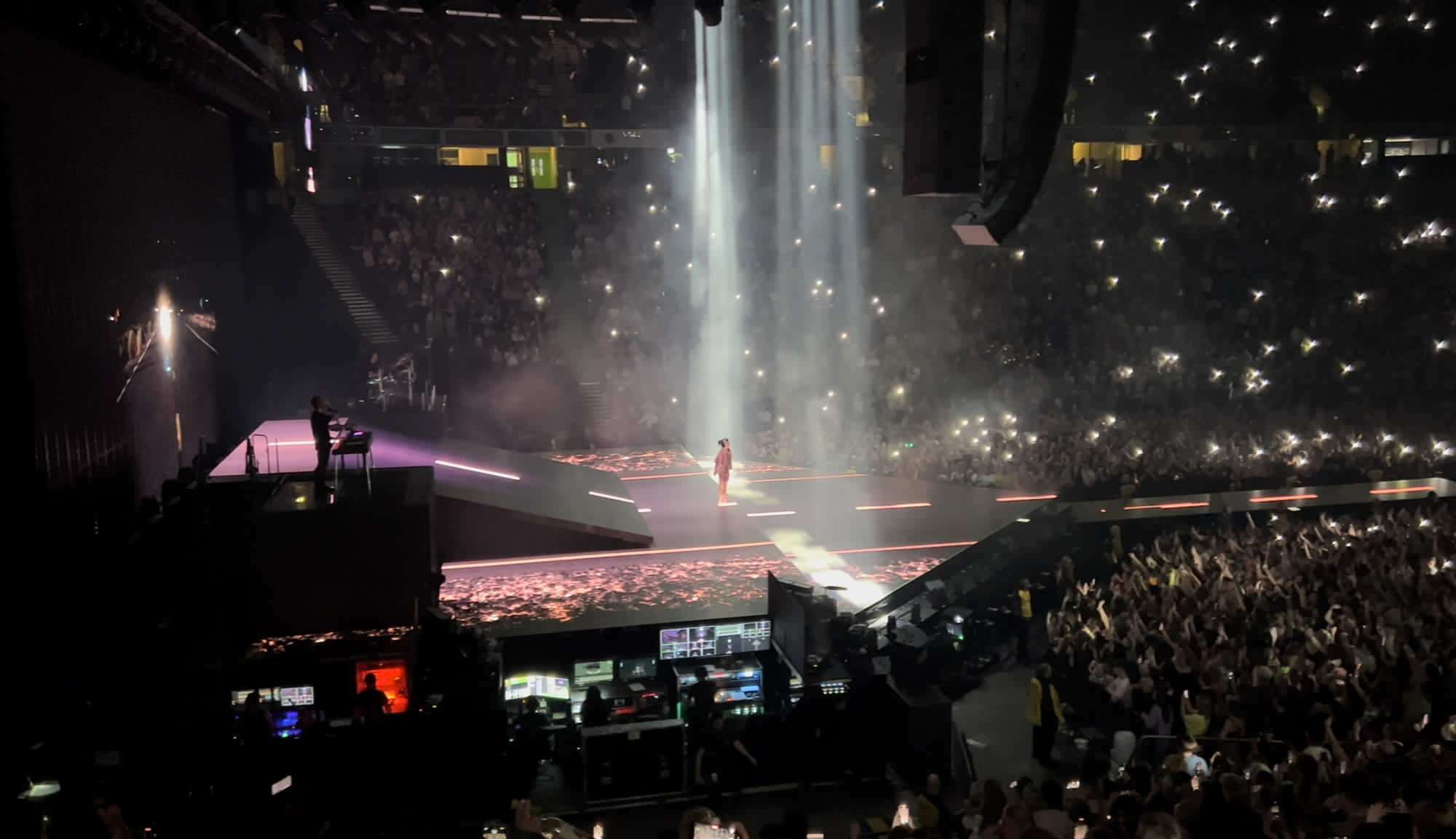 View of Billie Eilish Happier Than Ever World Tour at Manchester Arena from Seat Block 101