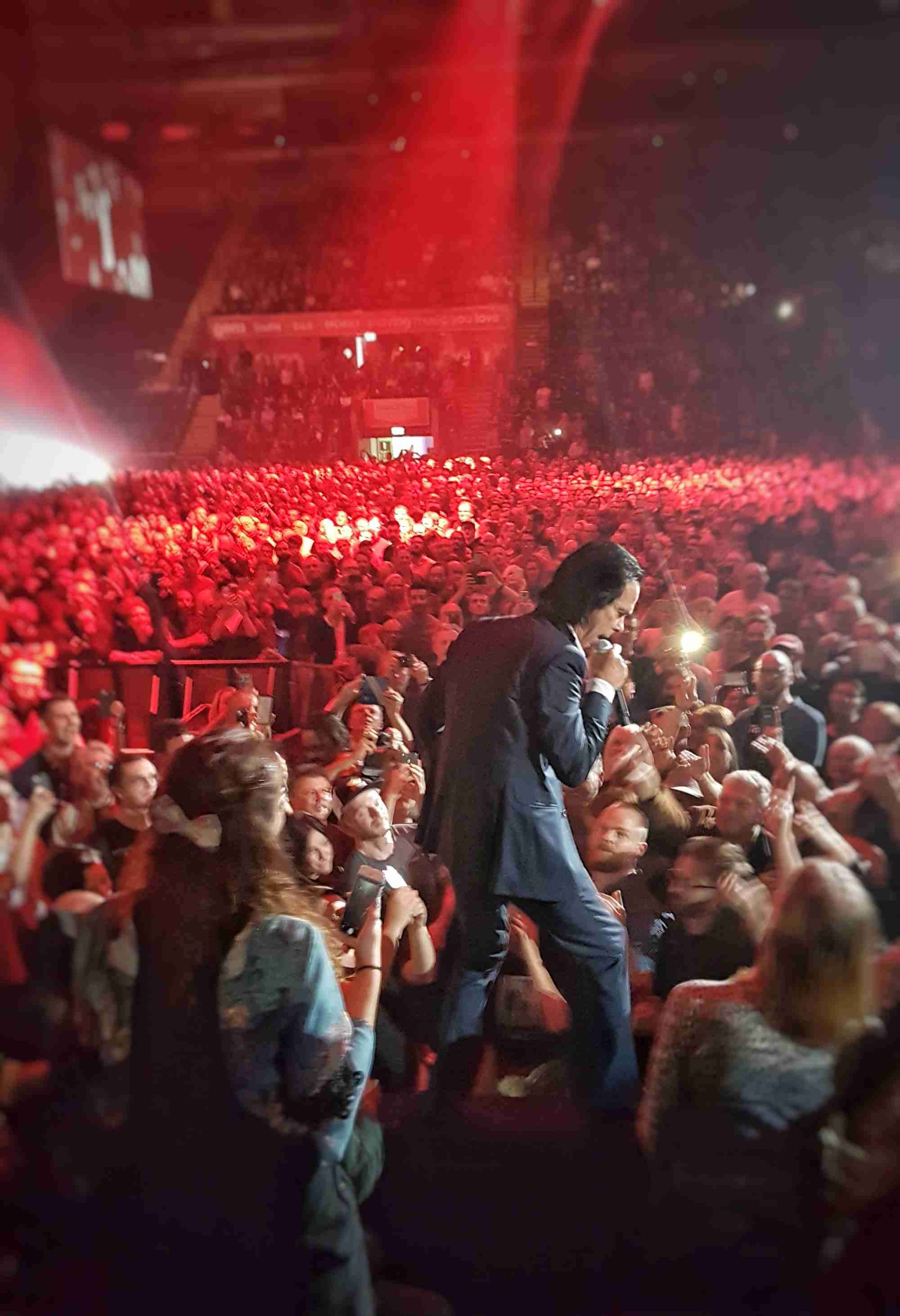 View of Nick Cave and the Bad Seeds at Motorpoint Arena Nottingham from Seat Block 5