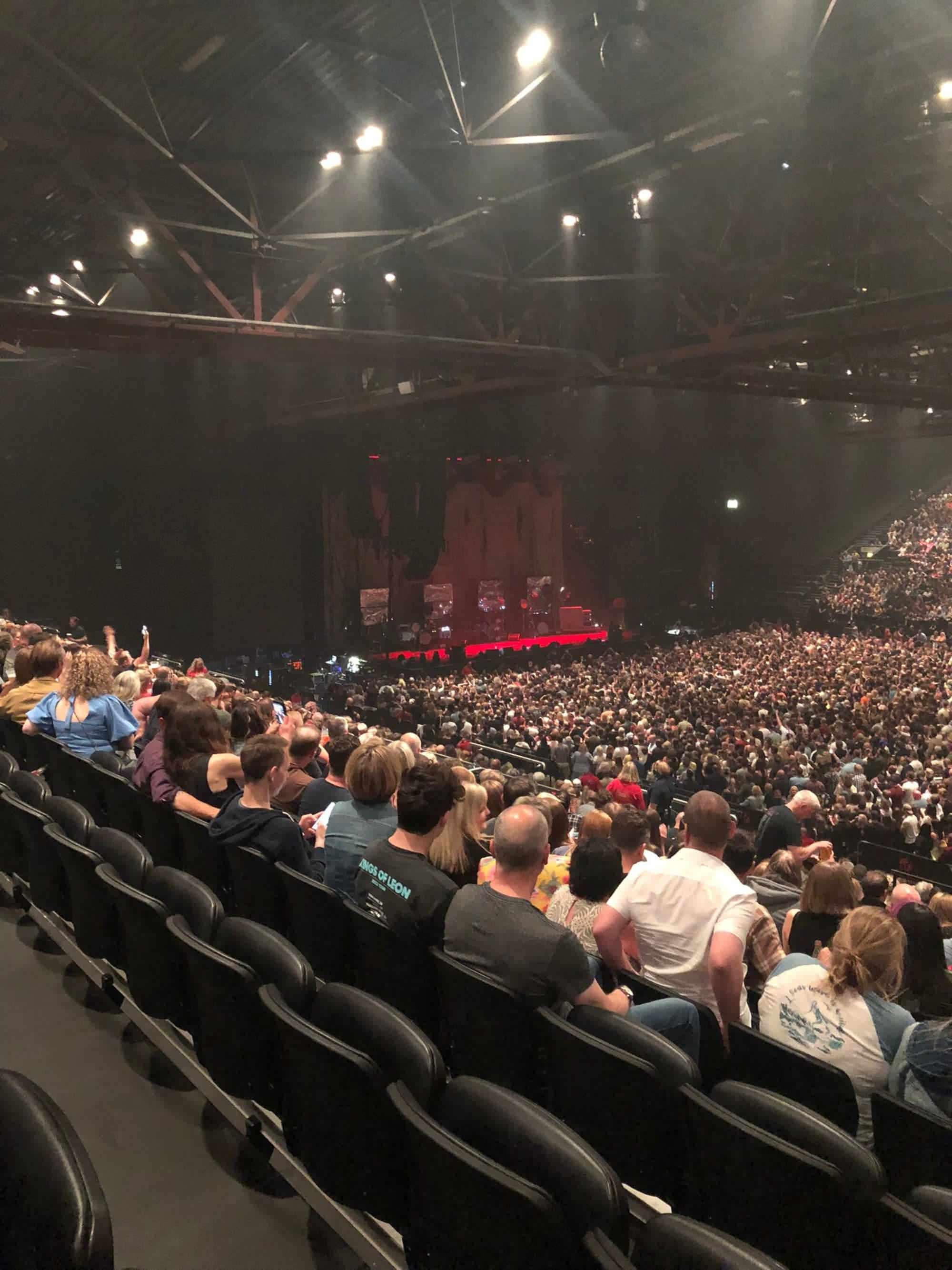 View of Kings of Leon at Resorts World Arena from Seat Block 14