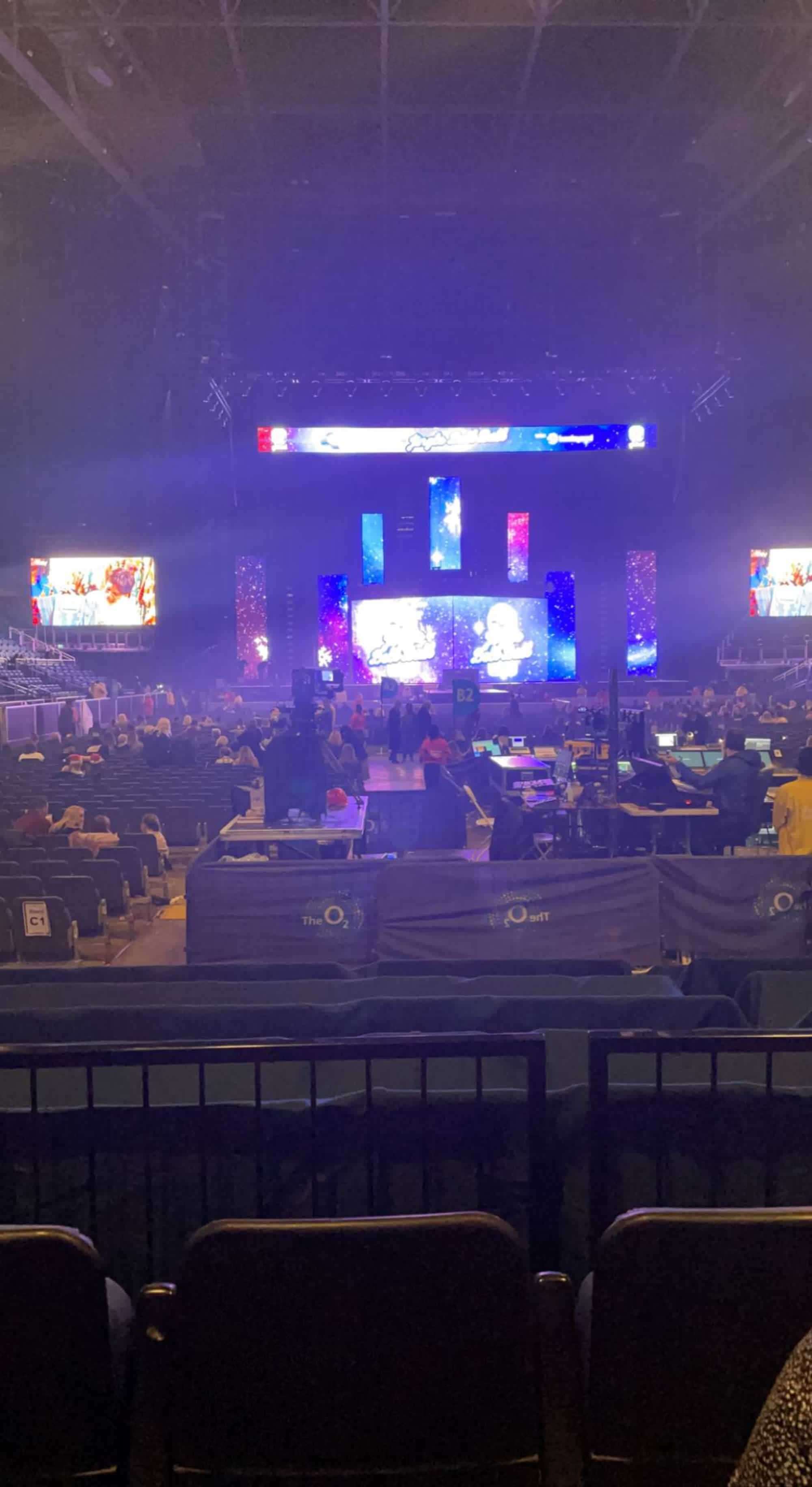 View of Capita jingle bell ball  at The O2 Arena from Seat Block 106