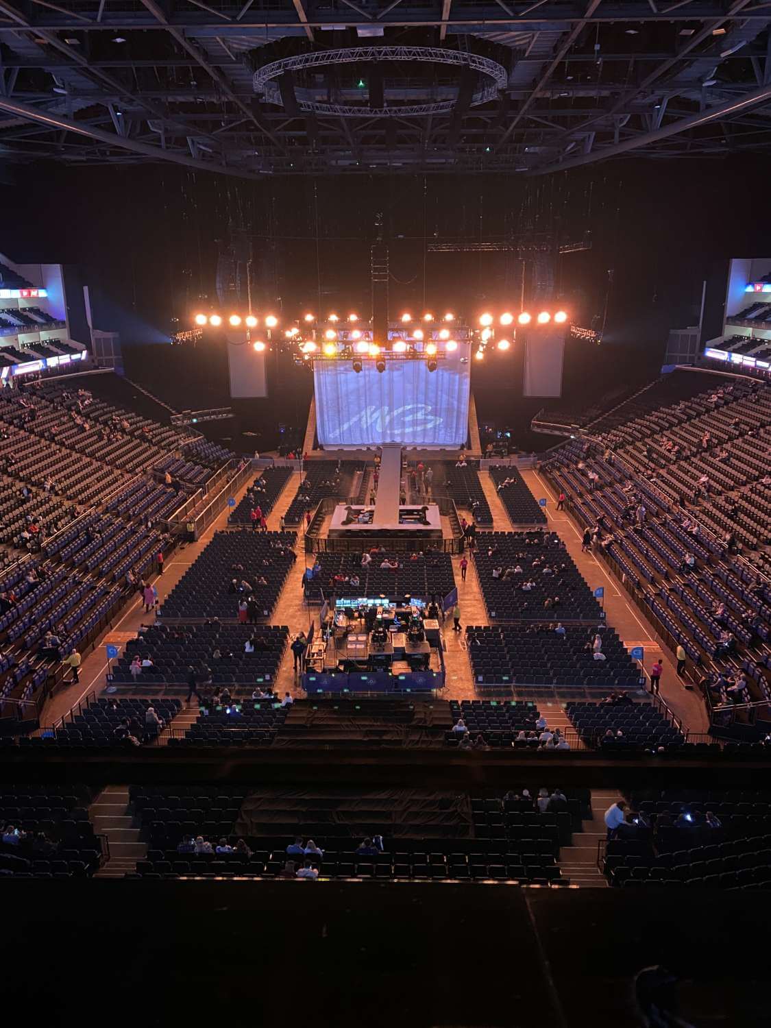 View of Michael Buble  at The O2 Arena from Seat Block 412, Row A, Seat 723