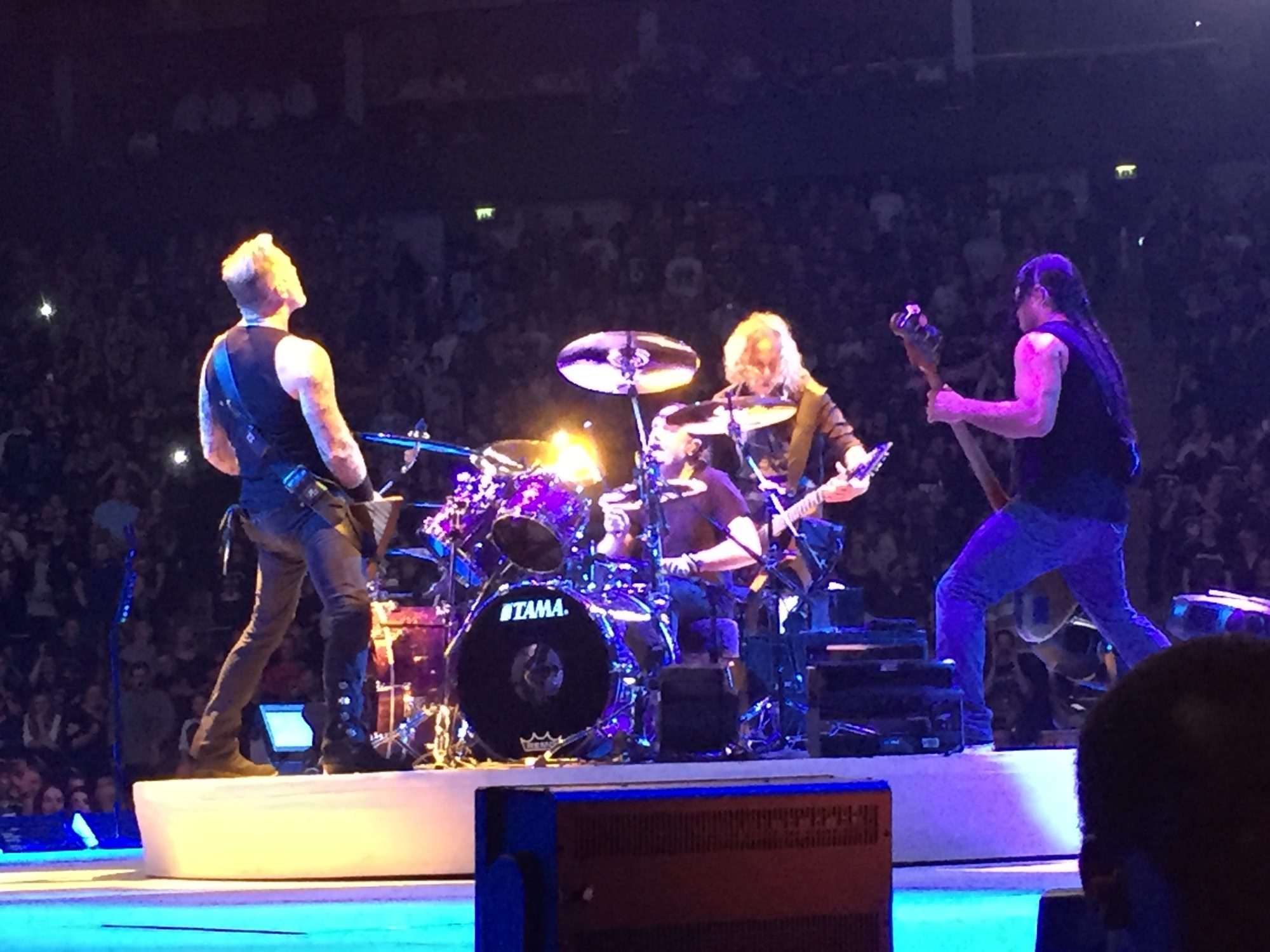 View of Metallica at The O2 Arena from Seat Block Standing