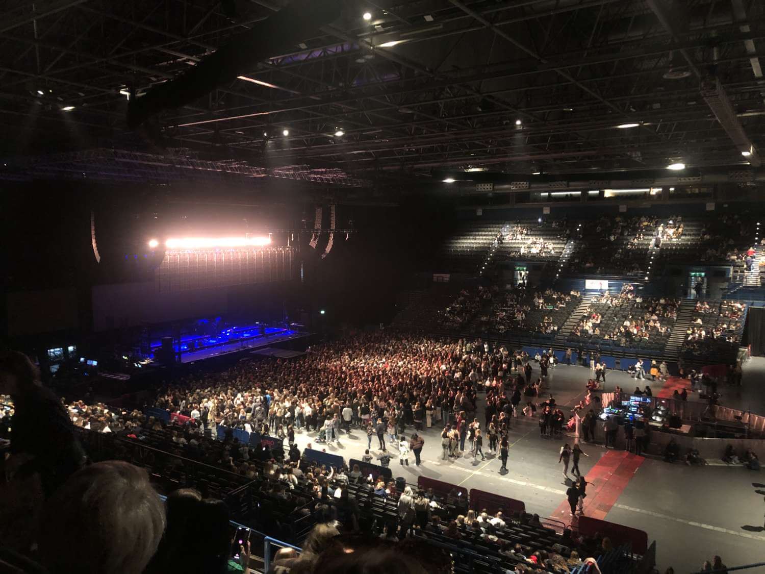 View of 5 Seconds of Summer - Take My Hand Tour at Utilita Arena Birmingham from Seat Block 9, Row KK, Seat 386