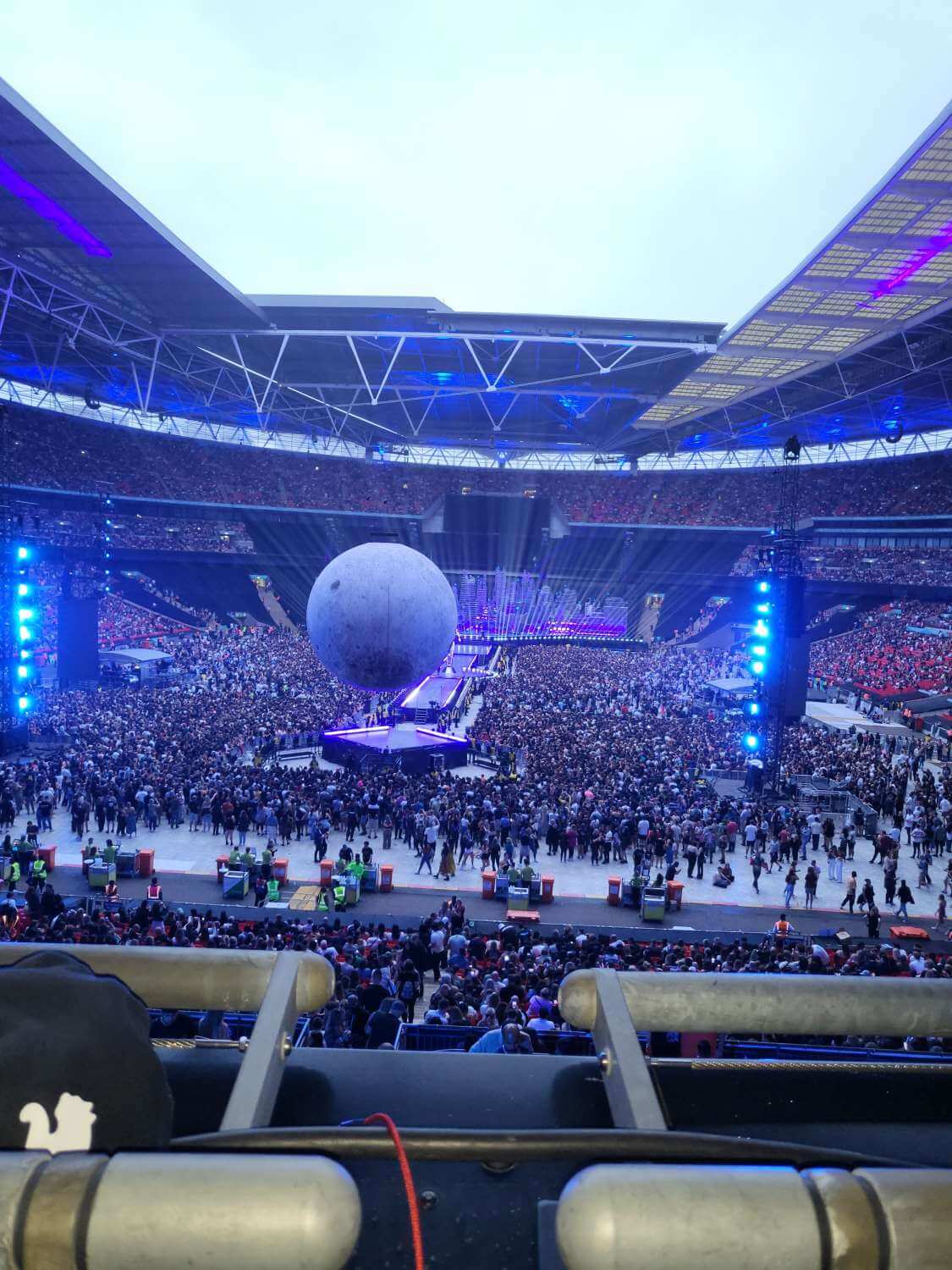 View of The weeknd at Wembley Stadium from Seat Block 213, Row 1, Seat 279