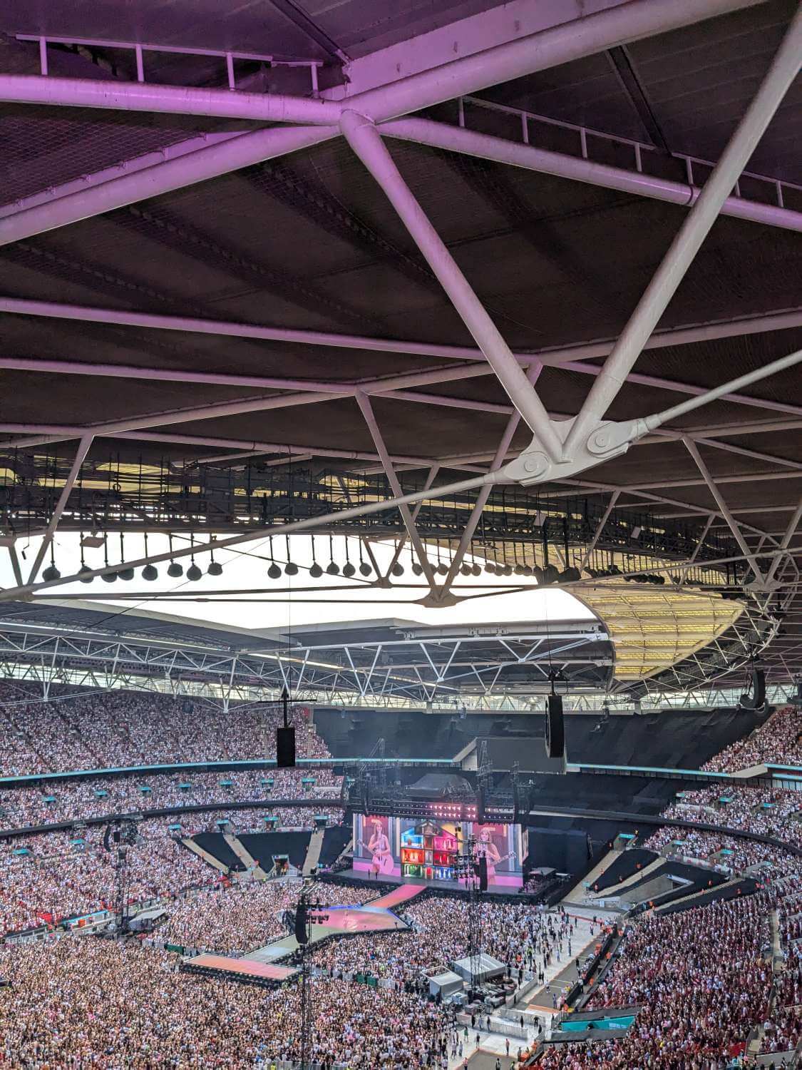 View of Taylor Swift - the eras tour  at Wembley Stadium from Seat Block 508, Row 25, Seat 224